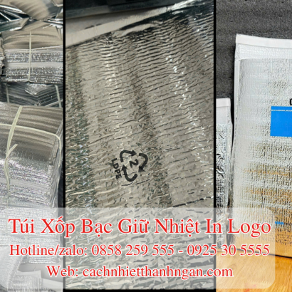 Top 1 Đơn Vị Sản Xuất Túi Xốp Bạc Giữ Nhiệt In Logo Theo Yêu Cầu Tại TP HCM