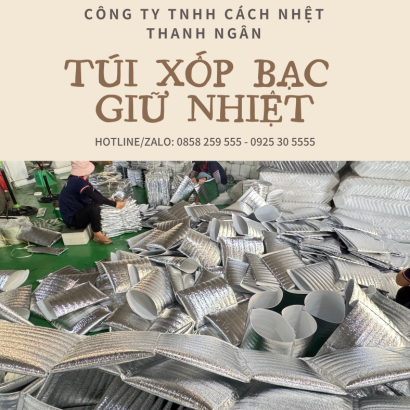 Túi Xốp Bạc Giữ Nhiệt Giao Hàng Nhanh Tại TP HCM - Nhà máy sản xuất túi xốp bạc giữ nhiệt giá sỉ số lượng lớn
