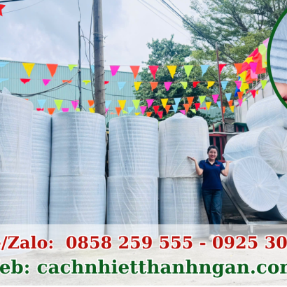 MÀNG XỐP BẠC CÁCH NHIỆT CHỐNG NÓNG TẠI TP HCM - SẢN XUẤT VÀ CUNG CẤP TRỰC TIẾP
